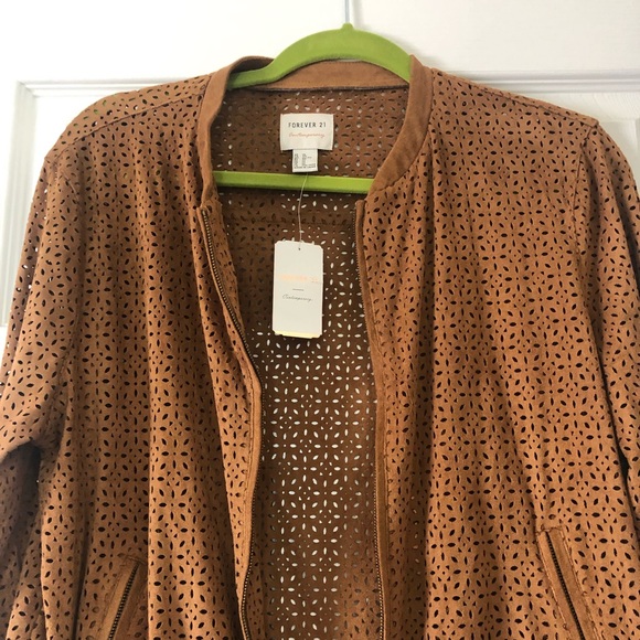 Faux suede jacket - Picture 2 of 4